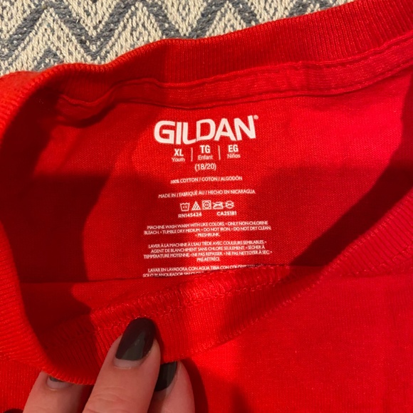 Homemade Dr. Seuss Thing 2 T-Shirt – Red Gildan Youth XL - Picture 3 of 3